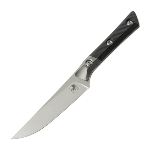 Steak knife Microtech 4,5" Steak Knife Set Bolstered - Stonewash - Black G10 3600B-10SETBK