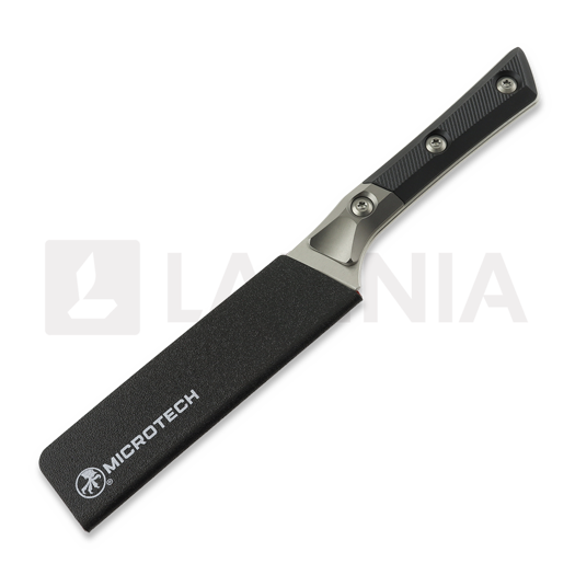 Steak knife Microtech 4,5" Steak Knife Set Bolstered - Stonewash - Black G10 3600B-10SETBK
