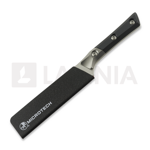 Steak knife Microtech 4,5" Steak Knife Set Bolstered - Stonewash - Black G10 3600B-10SETBK