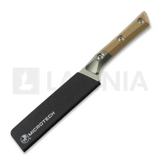 Steak knife Microtech 4,5" Steak Knife Set Bolstered - Stonewash - Coyote G10 3600B-10SETCE