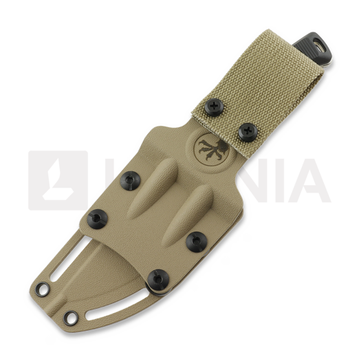 Nuga Microtech Akris Stonewashed, Black G-10, kydex sheath 95-10BK-6