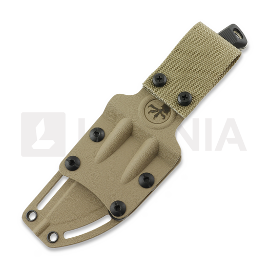 Nuga Microtech Akris Stonewashed, Black G-10, kydex sheath 95-10BK-6