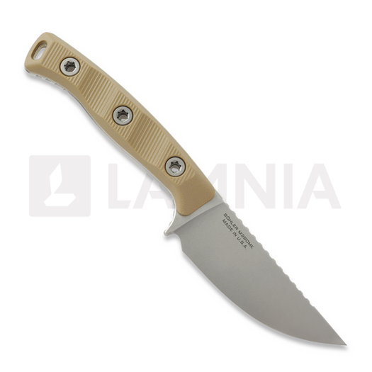 Microtech Akris Stonewashed peilis, Dark Earth G-10, kydex sheath 95-10DE-6