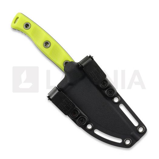 Microtech Akris Stonewashed 칼, High Visibility G10, kydex sheath 95-10HV-5
