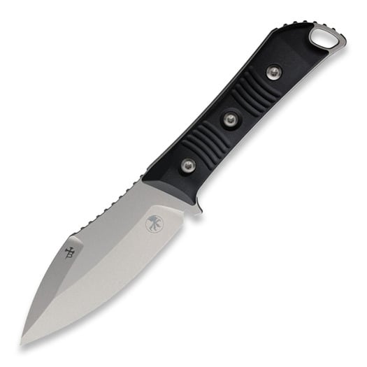 Microtech Always Survive Stonewashed knife, Black G-10, Kydex 96-10BK