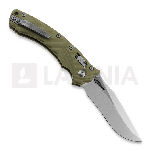 Microtech Amphibian 30th Anniversary Fluted G10 Green foldekniv 137RL-10FLGTOD30