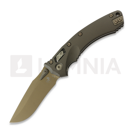 Microtech Amphibian kääntöveitsi, Fluted Dark Burnt Bronzed Apocalyptic 137RL-1FLDB-X19Z23
