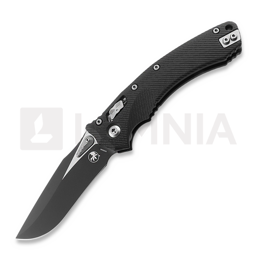 Microtech Amphibian 접이식 나이프, Fluted G10 Black 137RL-1FLGTBK