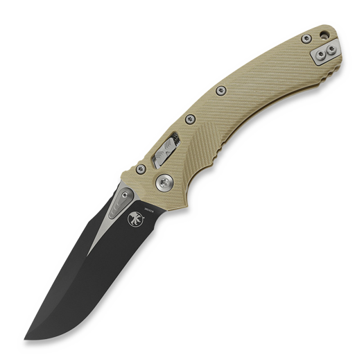 Microtech Amphibian, Fluted G10 Tan 137RL-1FLGTTA