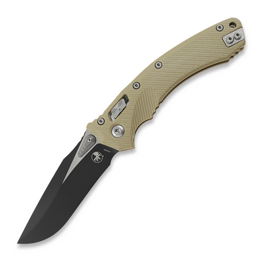 Microtech Amphibian, Fluted G10 Tan 137RL-1FLGTTA