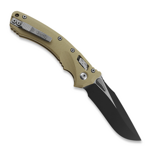 Microtech Amphibian, Fluted G10 Tan 137RL-1FLGTTA