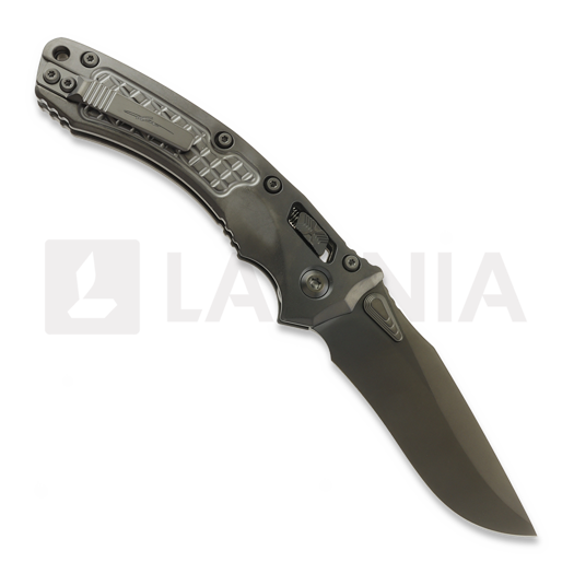 Microtech Amphibian Ram-Lok DLC Stonewash Frag Titanium DLC accent 접이식 나이프 137RL-1DLCTFRMS2