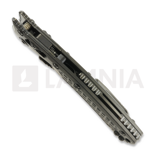 Microtech Amphibian Ram-Lok DLC Stonewash Frag Titanium DLC accent 접이식 나이프 137RL-1DLCTFRMS2