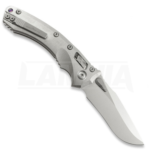 Microtech Amphibian Ram-Lok kääntöveitsi, Flat Titanium, stonewashed 1137RL-10MS3