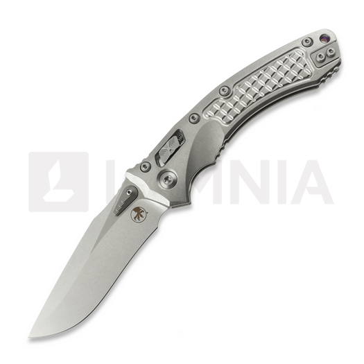 Saliekams nazis Microtech Amphibian Ram-Lok, Frag Titanium, stonewashed 137RL-10FRMS3