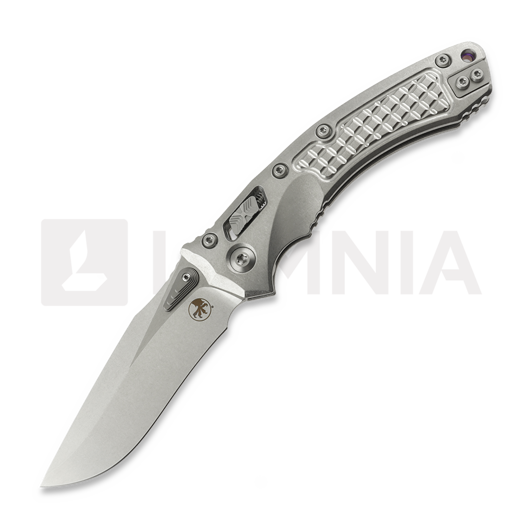 Saliekams nazis Microtech Amphibian Ram-Lok, Frag Titanium, stonewashed 137RL-10FRMS3