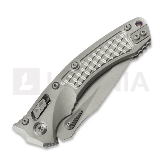 Microtech Amphibian Ram-Lok kääntöveitsi, Frag Titanium, stonewashed 137RL-10FRMS3