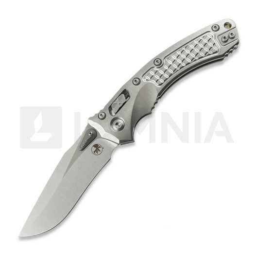 Складной нож Microtech Amphibian Ram-Lok Stonewash Frag Titanium, bronze accents 137RL-10FRMS1