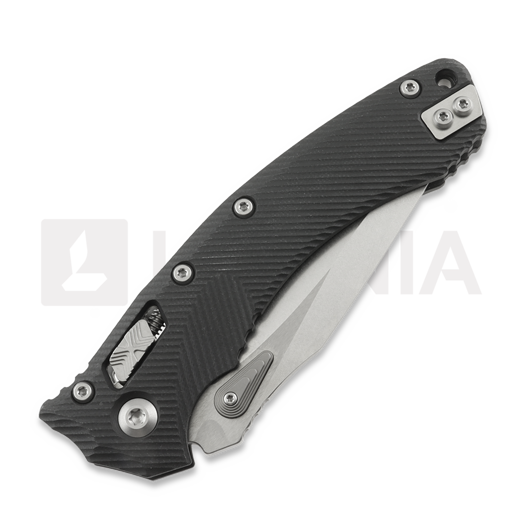 Skladací nôž Microtech Amphibian Stonewash, Fluted G10 Black 137RL-10FLGTBK