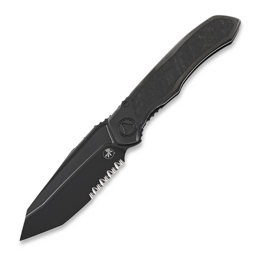 Microtech Anax T/E DLC 접이식 나이프, 톱니 모양 칼날 191C-2DLCTCFITI