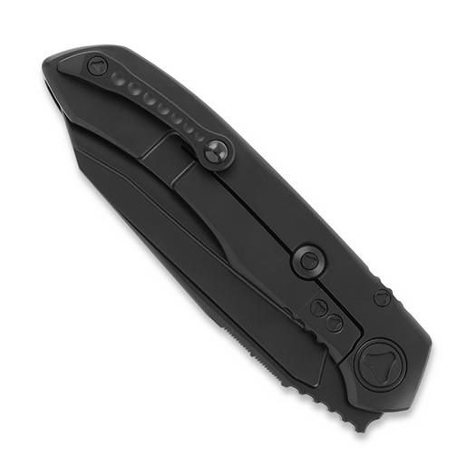 Microtech Anax T/E DLC folding knife, combo edge 191C-2DLCTCFITI