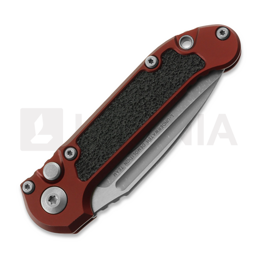 Microtech Auto LUDT Gen III Clip Point Merlot Apocalyptic folding knife 1135-10APMR