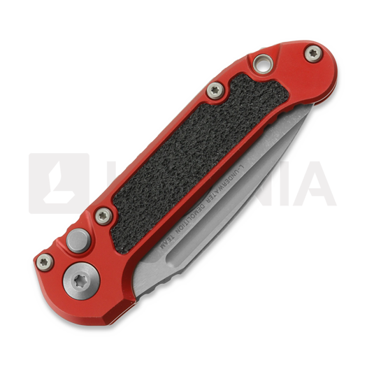 Microtech Auto LUDT Gen III Clip Point Red Apocalyptic folding knife 1135-10APRD