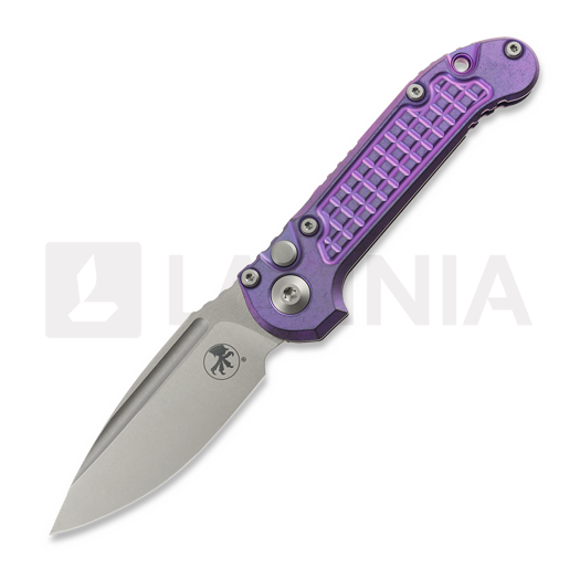 Couteau pliant Microtech Auto LUDT Gen III Drop Point Purple Haze Frag Titanium 1135-10FRMS5