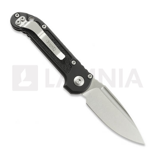 Microtech Auto LUDT Gen III S/E Black Aluminum 折り畳みナイフ, Stonewash 1135-10