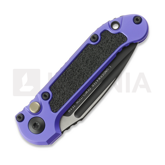 Microtech Auto LUDT Gen III S/E 折り畳みナイフ, Purple Aluminum 1135-1PU