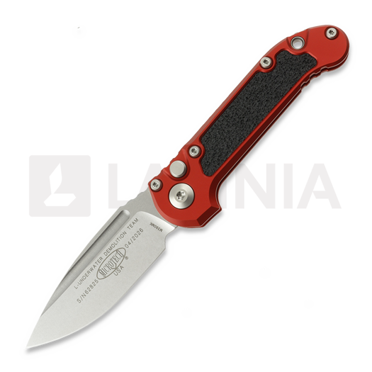 Складний ніж Microtech Auto LUDT Gen III S/E Red Aluminum, Stonewash 1135-10RD