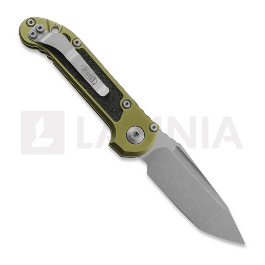 Microtech Auto LUDT Gen III Tanto Apocalyptic OD Green folding knife 1136-10APOD