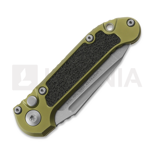 Microtech Auto LUDT Gen III Tanto Apocalyptic OD Green folding knife 1136-10APOD