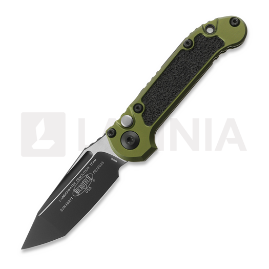 Microtech Auto LUDT Gen III Tanto Black OD Green sulankstomas peilis 1136-1OD