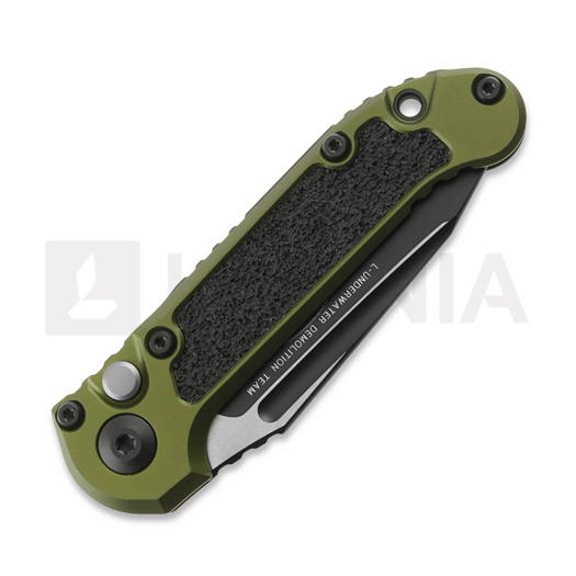 Couteau pliant Microtech Auto LUDT Gen III Tanto Black OD Green 1136-1OD