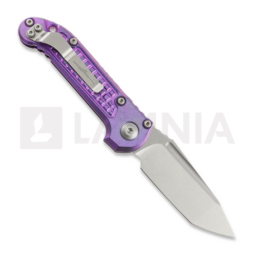 Nóż składany Microtech Auto LUDT Gen III Tanto Purple Haze Frag Titanium 1136-10FRMS5