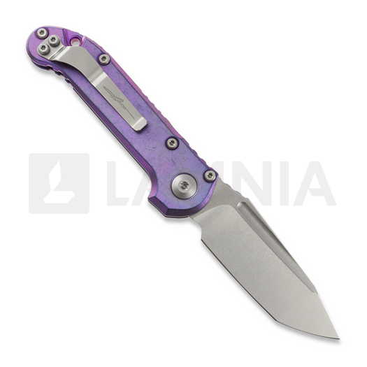 Nóż składany Microtech Auto LUDT Gen III Tanto Purple Haze Slab Titanium 1136-10MS9