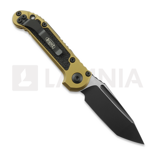Microtech Auto LUDT Gen III Tanto Standard Tan folding knife 1136-1TA