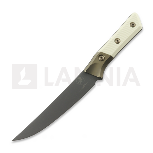 Microtech Boning Knife 6" Bolstered - DLC - Ivory G10 キッチンナイフ 3100B-1DLCIVS