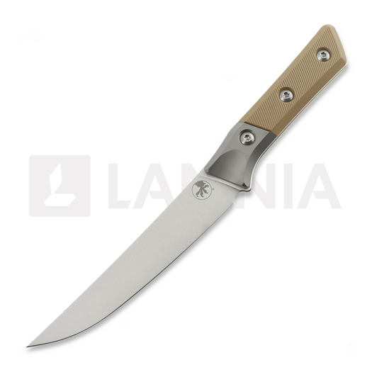 Microtech Boning Knife 6" Bolstered - Stonewash - Coyote G10 キッチンナイフ 3100B-10CE