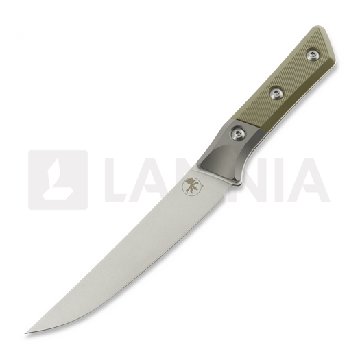 Кухонний ніж Microtech Boning Knife 6" Bolstered - Stonewash - OD Green G10 3100B-10OD