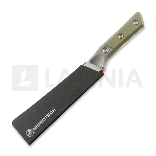 Kuchyňsk&yacute; nůž Microtech Boning Knife 6" Bolstered - Stonewash - OD Green G10 3100B-10OD