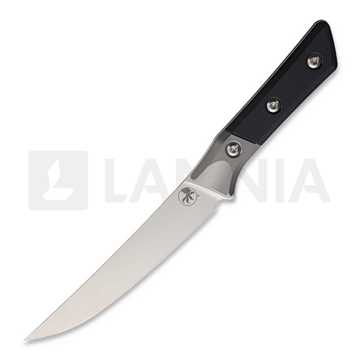 Virtuves nazis Microtech Boning - Stonewash - G10, melns 3100B-10BK