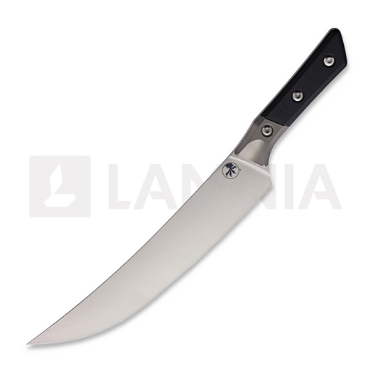 Virtuves nazis Microtech Butcher - Stonewash - G10, melns 3800B-10BK