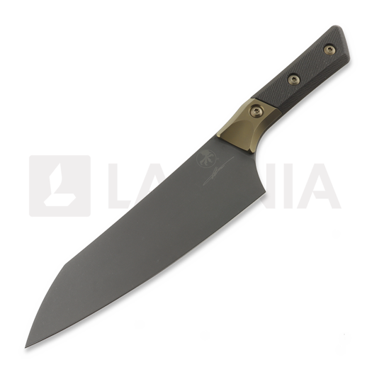 Kööginuga Microtech Chef Knife 8" Bolstered - DLC - Carbon Fiber Signature Series 3000B-1DLCCFS