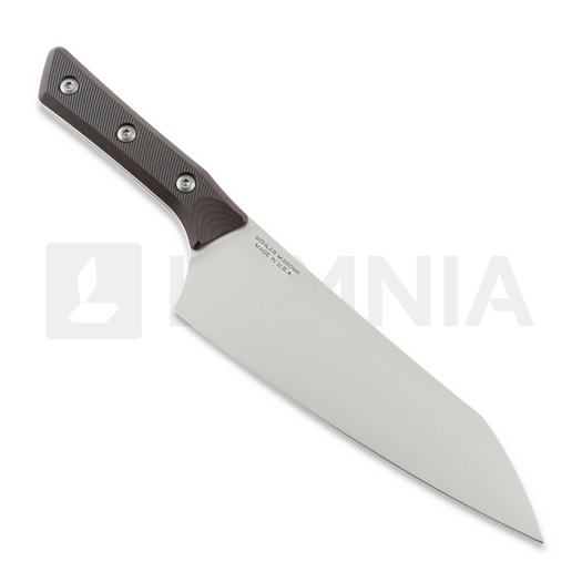 Microtech Chef Knife 8" - Stonewash - Black Cherry G10 주방용 칼 3000-10BC