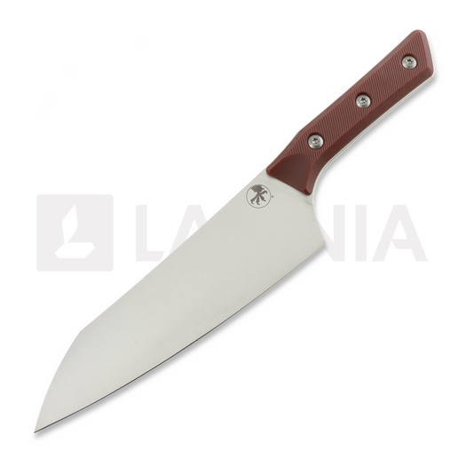 Kööginuga Microtech Chef Knife 8" - Stonewash - Merlot G10 3000-10MR