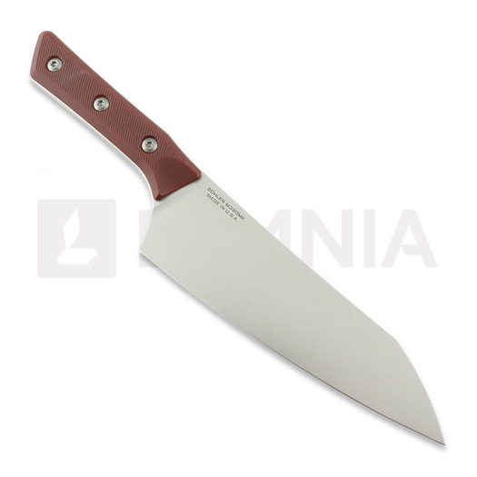 Microtech Chef Knife 8" - Stonewash - Merlot G10 주방용 칼 3000-10MR