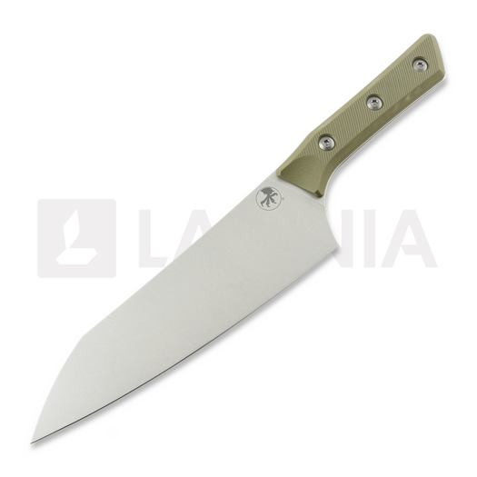 Microtech Chef Knife 8" - Stonewash - OD Green G10 주방용 칼 3000-10OD