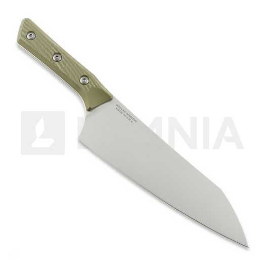 Microtech Chef Knife 8" - Stonewash - OD Green G10 주방용 칼 3000-10OD